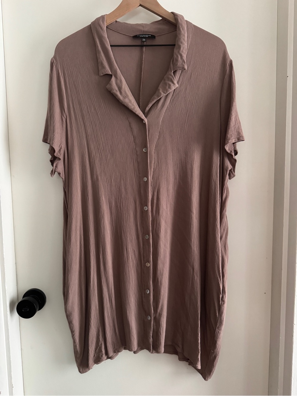 ALTAR HOUSELINE slow fashion shirt dress - 3x